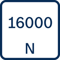 Zugkraft 16000 N.