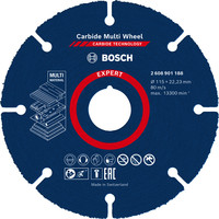 EXPERT Multi Material Carbide Trennscheibe für kleine Winkelschleifer