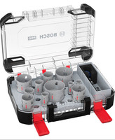 PRO Multi Material Power Change Plus Lochsägen-Set – Transparentes Etui