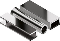 Edelstahlrohre und -profile.