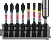 PRO Impact Schrauberbit-Set mit Standard-Bithalter und Pick and Click-Index