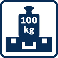 Ladegewicht 100 kg.