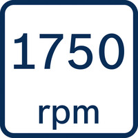 1750 U/min.