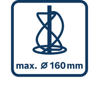 Rührkorb max. 160 mm.