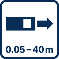 Sensorreichweite: 0,0540 Meter.