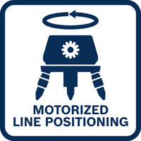 Motorisierte Linienpositionierung.