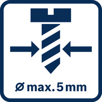 Schaftdurchmesser 5 mm.