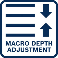 Makrotiefeneinstellung.