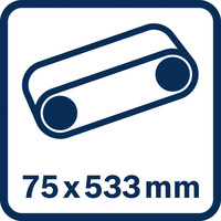 Schleifband 75x533mm.