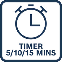 Timer 5/10/15 Minuten.