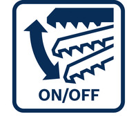 Pendelschlag ein/aus.