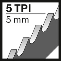 5 TPI 5 mm.
