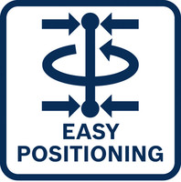 Einfache Positionierung.