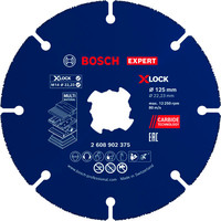 EXPERT Multi Material Carbide Trennscheibe für kleine Winkelschleifer, X-Lock