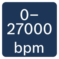 027.000 Schläge/min.