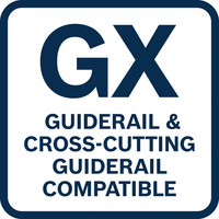 GX-kompatibles Querschnittsschneiden.