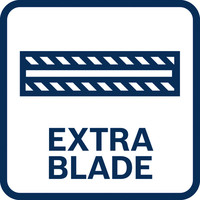 Zusätzlicher Klingenhalter.