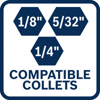 1/8 5/32 1/4 Spannzangen.