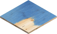 Farbe auf Holz.