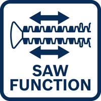 Sägefunktion.