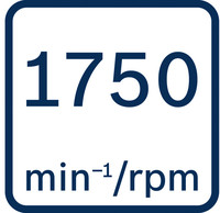 1750 U/min.