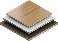 Kunststoffbeschichtete Platten.