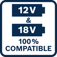 12V 18V kompatibel.