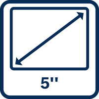 5-Zoll-Display.
