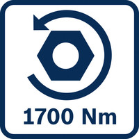Losbrechmoment 1700 Nm.