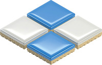 Mineralfliesen.