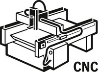 CNC-Fräsmaschine.