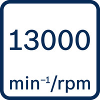 13000 U/min.