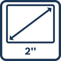 2-Zoll-Display.