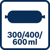 Kartuscheninhalt 300/400/600 ml.