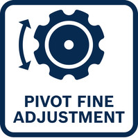 Pivot-Feineinstellung.